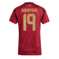 Belgicko Johan Bakayoko #19 Domáci Ženy futbalový dres ME 2024 Krátky Rukáv